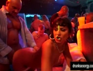 lustful bi pornstars fuck in club 