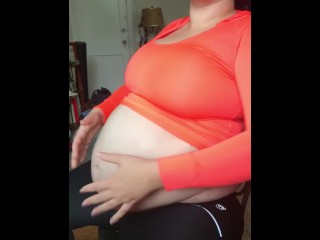 BBW softiebaby heavy cream chug (belly expansion)