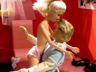 cindy and ken visit barbie on washday 